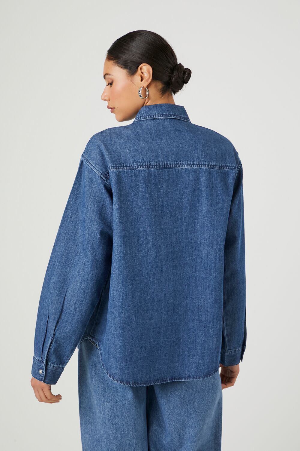 Denim Long-Sleeve Shirt