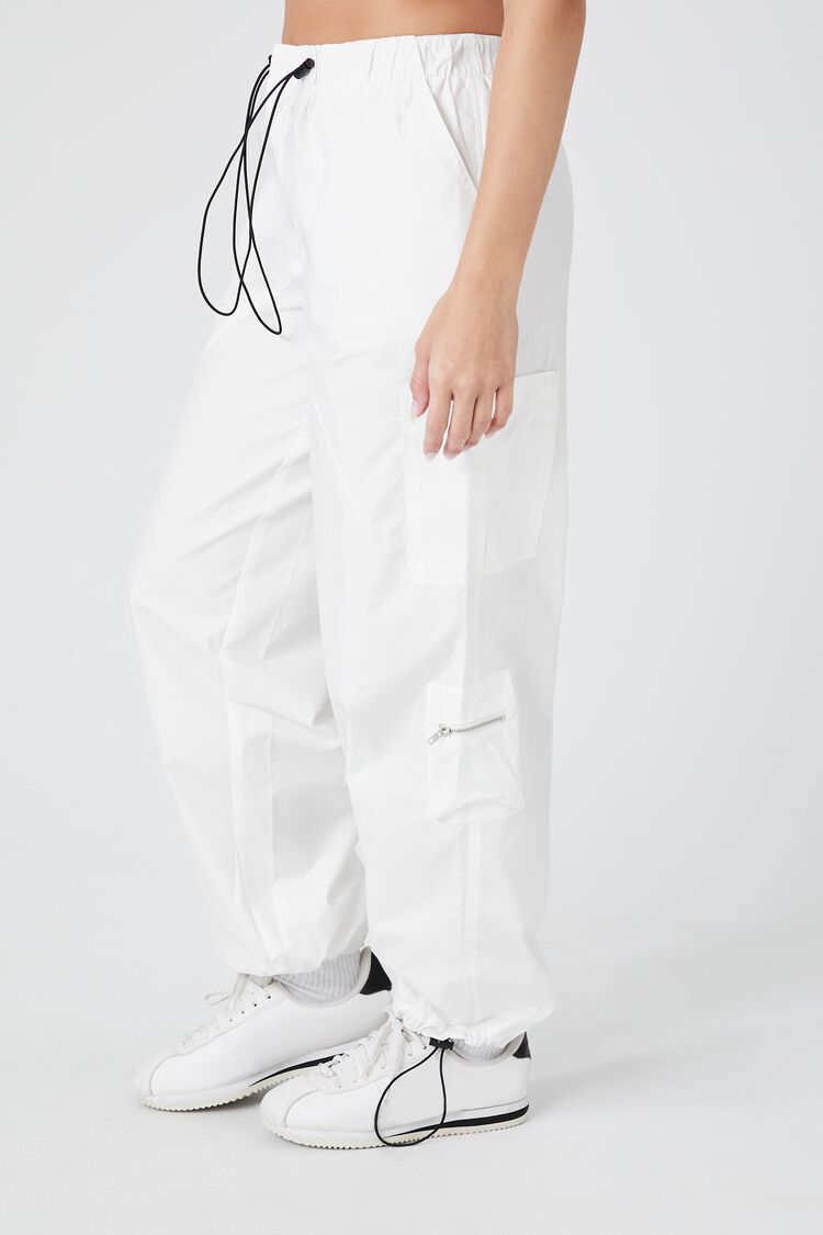 Toggle Drawstring Poplin Joggers