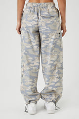 Toggle Drawstring Camo Joggers