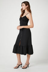 Flounce Midi Cami Dress