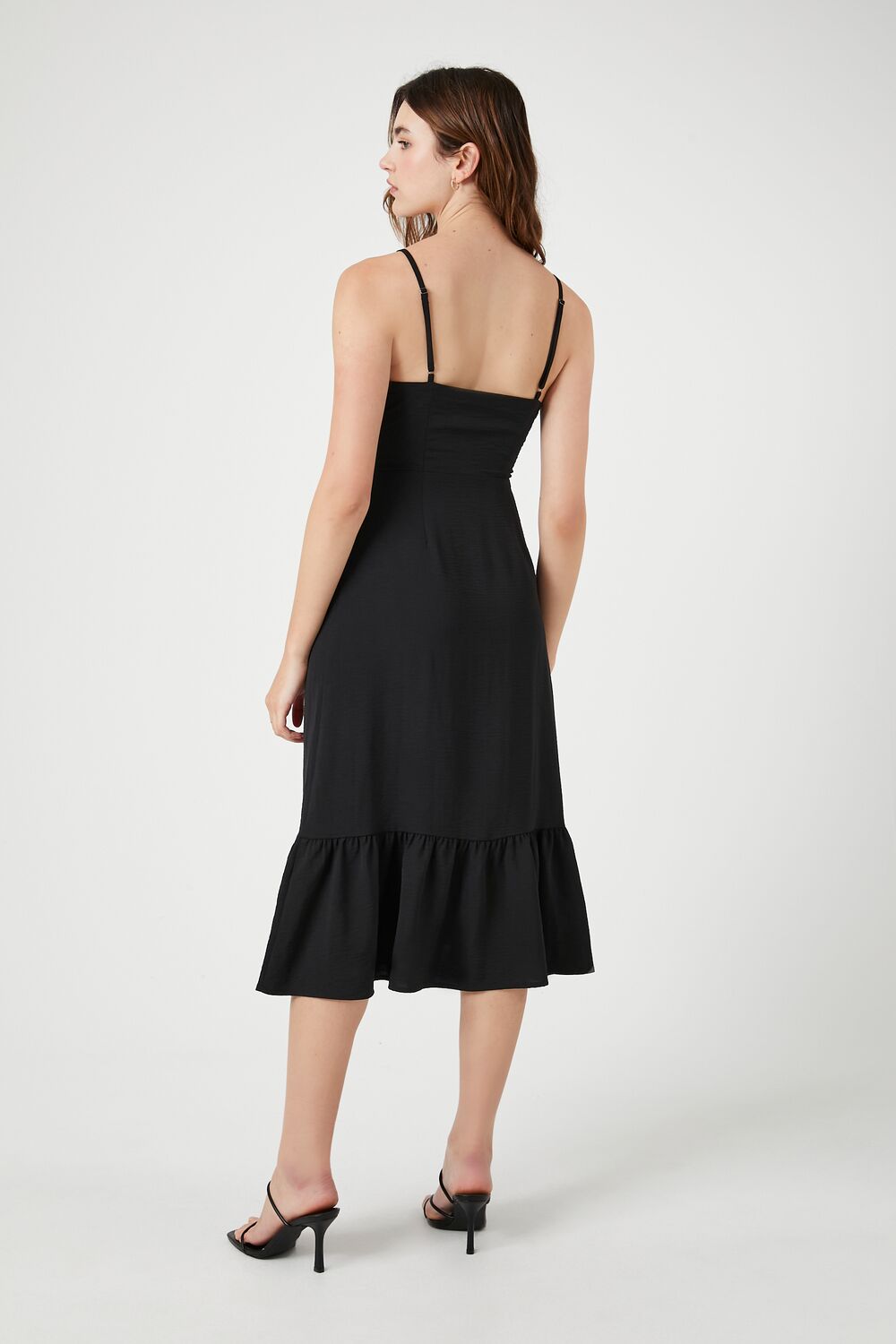 Flounce Midi Cami Dress