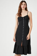 Flounce Midi Cami Dress