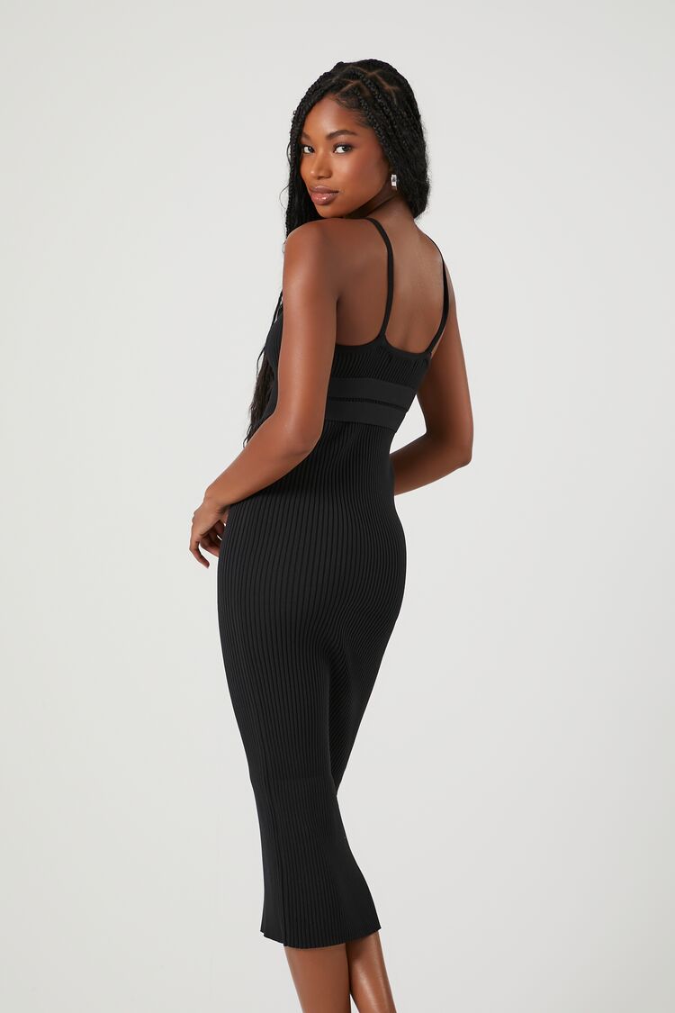 V-Neck Cami Midi Dress