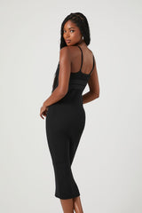 V-Neck Cami Midi Dress