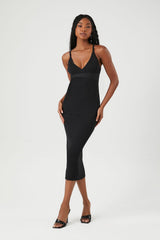 V-Neck Cami Midi Dress