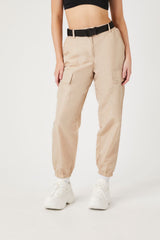 Belted Cargo Joggers