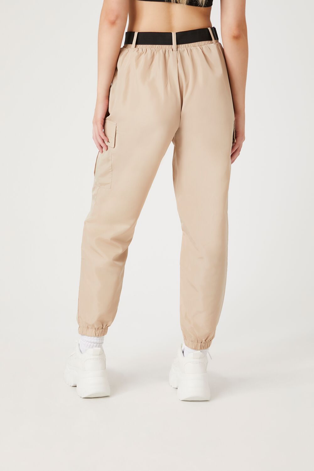 Belted Cargo Joggers