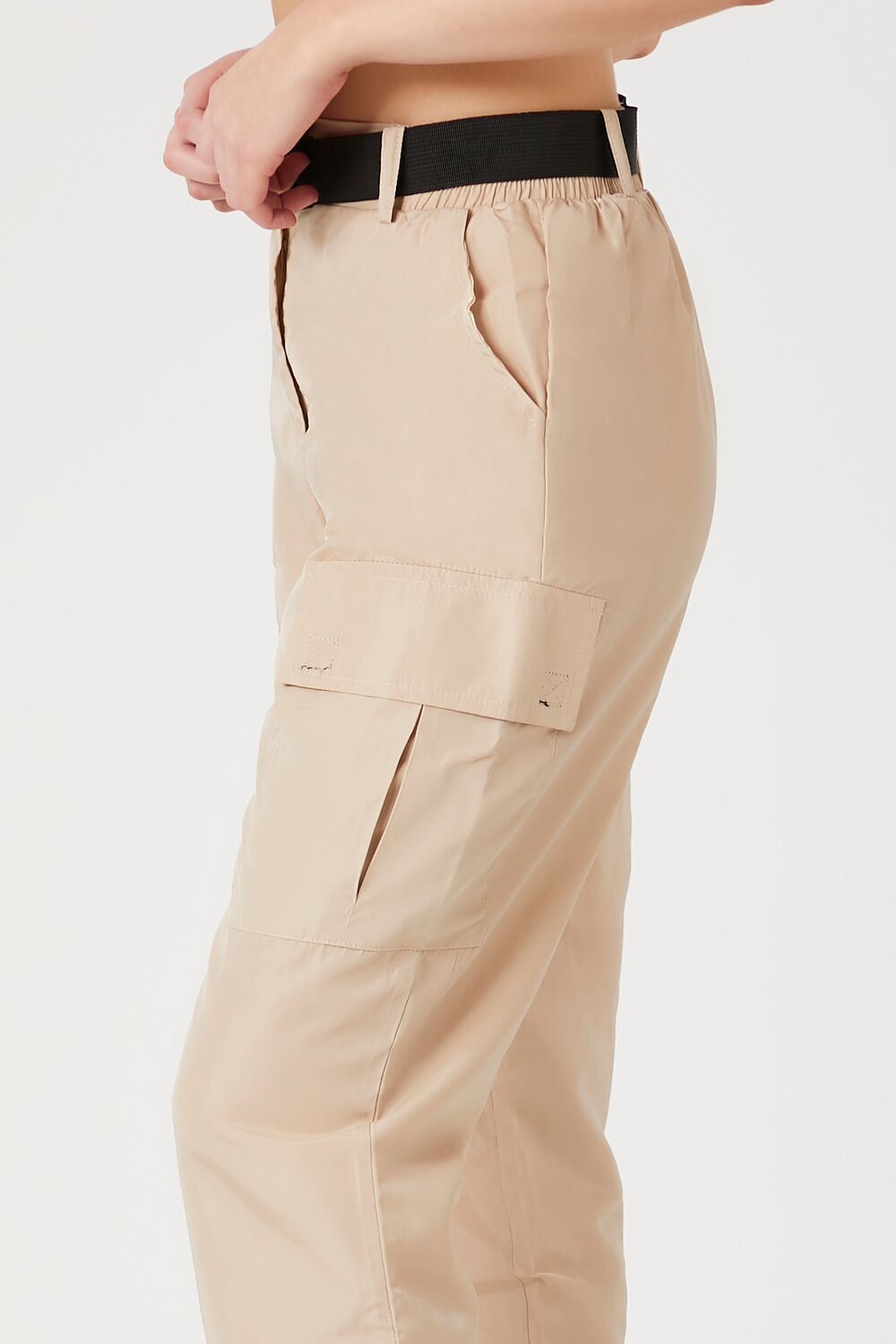 Belted Cargo Joggers