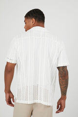 Cuban Collar Crochet Shirt