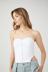 Sweetheart Cropped Tube Top