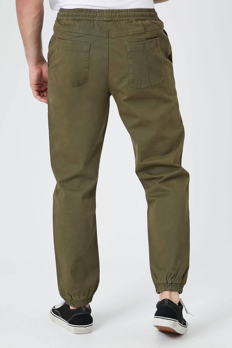 Twill Drawstring Joggers
