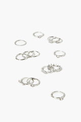 Variety Faux Gem Ring Set