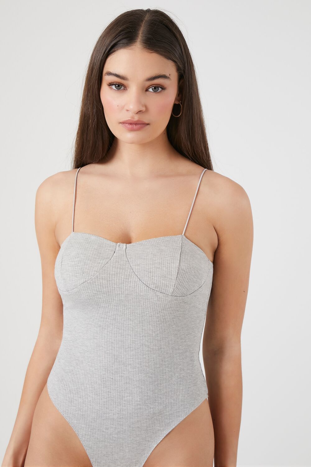 Ribbed Knit Cami Bodysuit