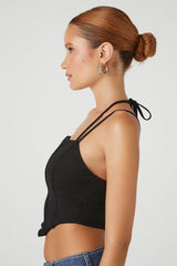 Corset Halter Cropped Cami