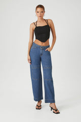Corset Halter Cropped Cami