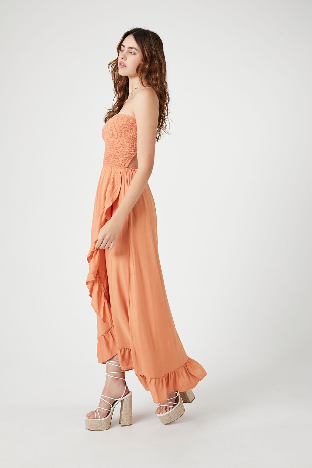 High-Low Caged Dress