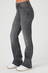 Stretch-Denim Flare Jeans