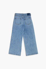 Girls Stretch-Denim Wide Jeans (Kids)