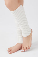 Ribbed Knit Leg Warmers
