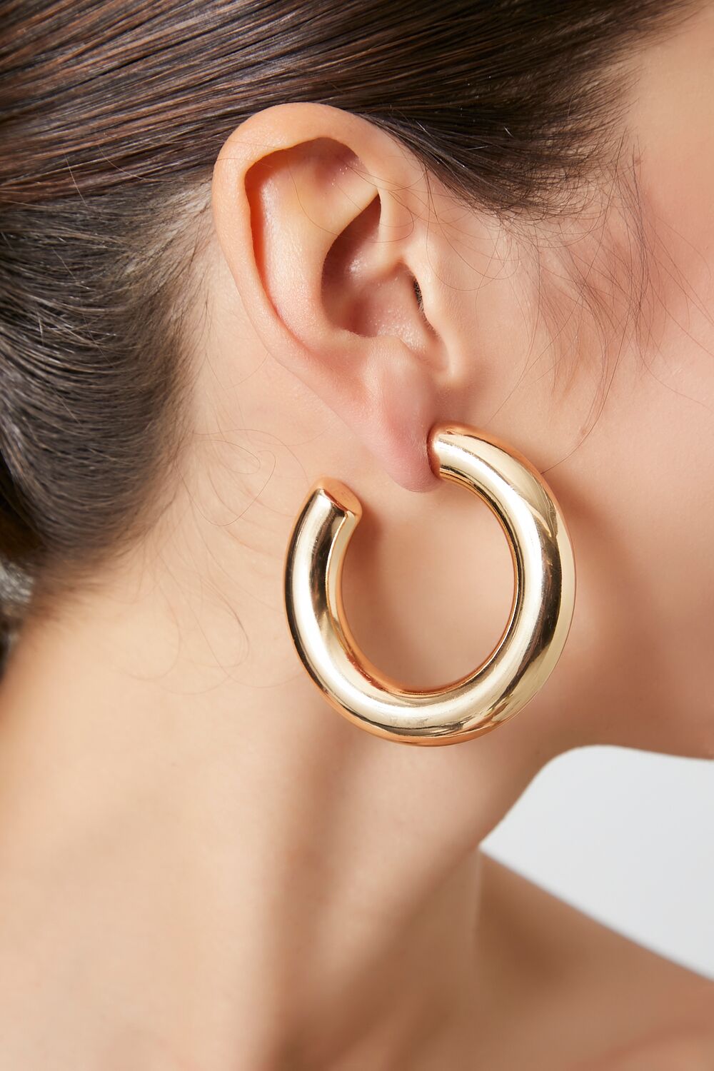 Smooth Hoop Earrings