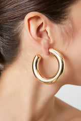 Smooth Hoop Earrings