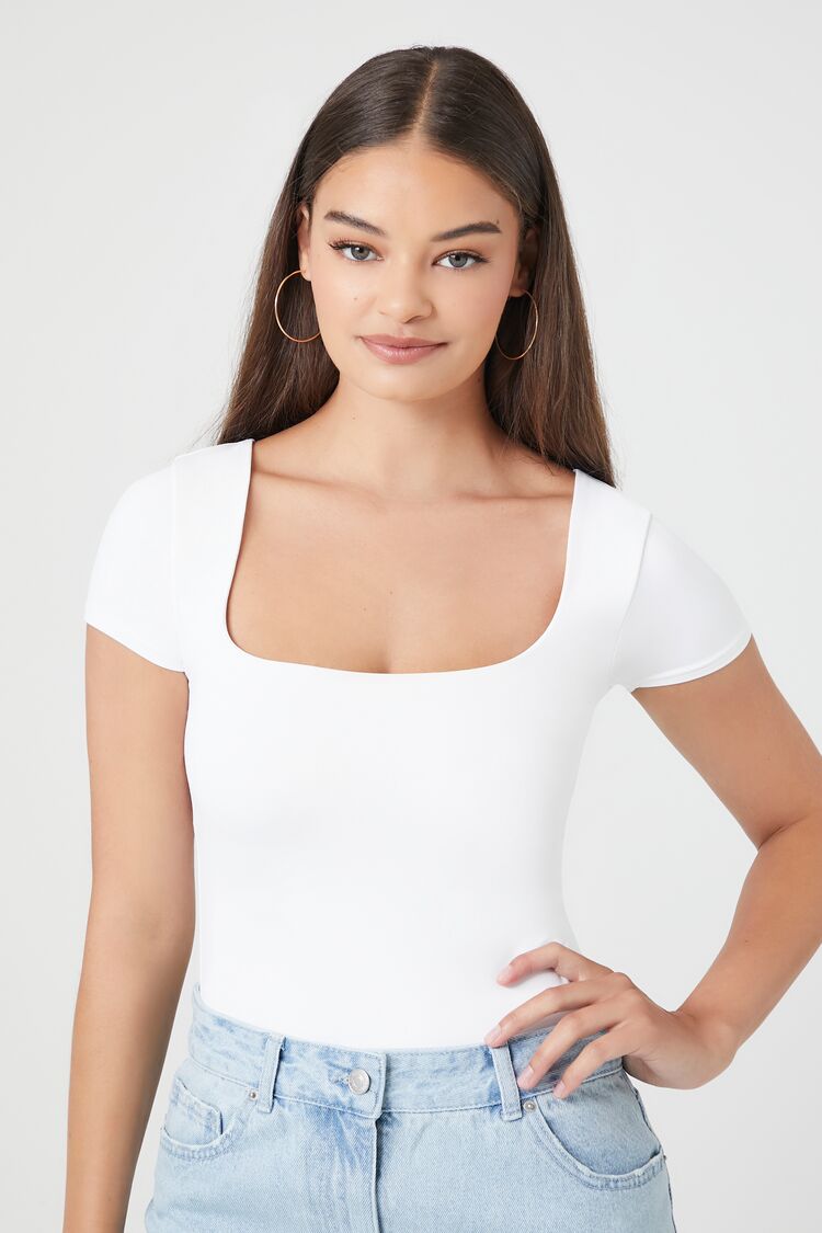 Contour Sculpt Short-Sleeve Bodysuit