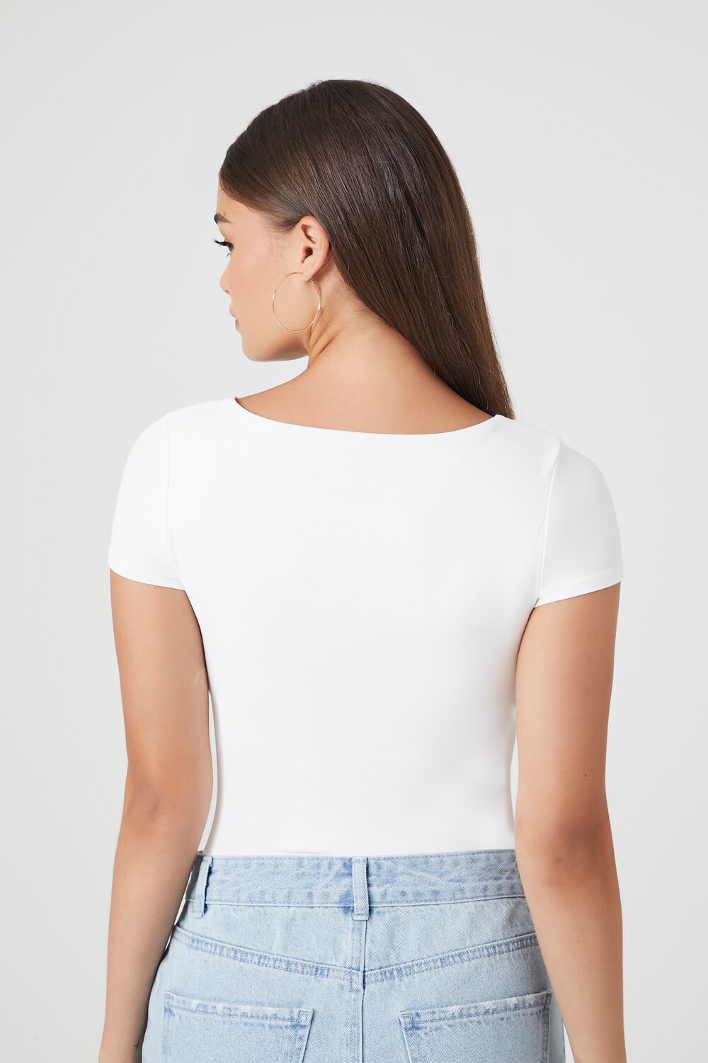 Contour Sculpt Short-Sleeve Bodysuit