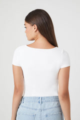 Contour Sculpt Short-Sleeve Bodysuit