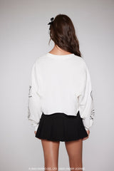 Kuromi Graphic Cropped Tee