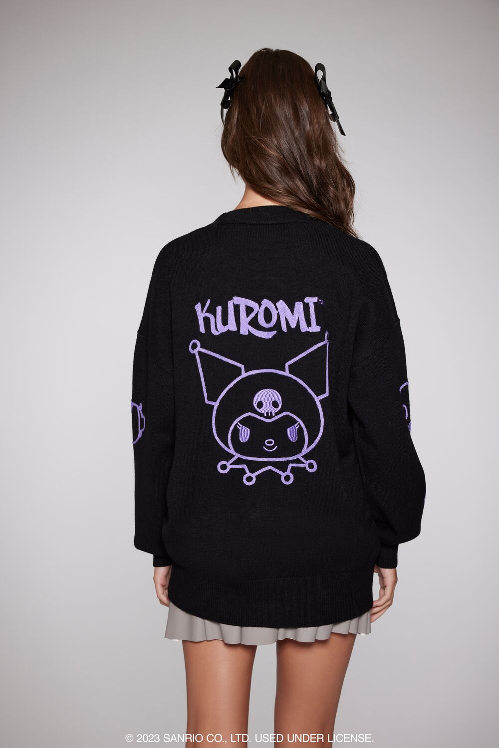 Kuromi Chain Cardigan Sweater