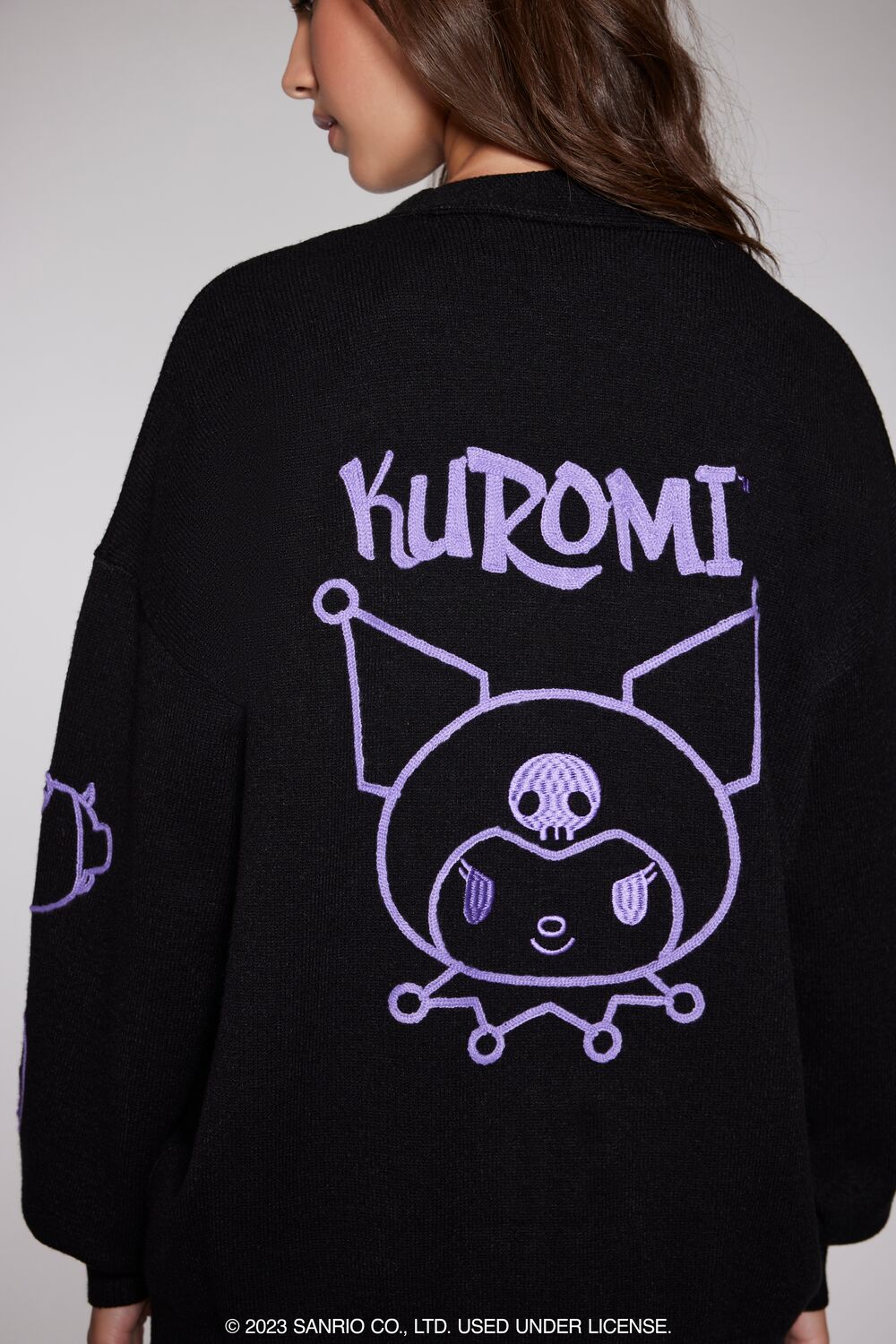 Kuromi Chain Cardigan Sweater