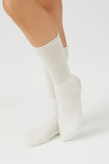 Cotton-Blend Crew Socks