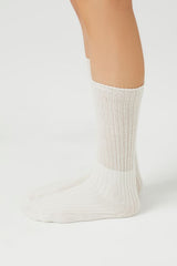 Cotton-Blend Crew Socks