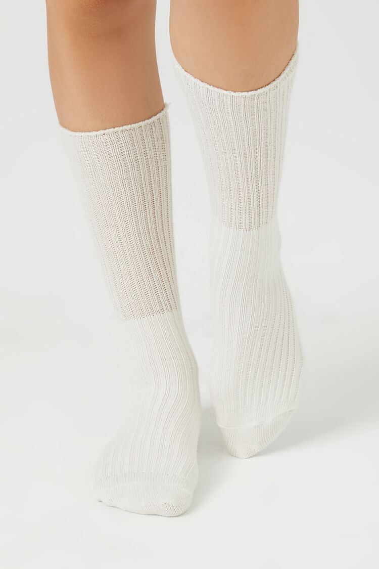 Cotton-Blend Crew Socks