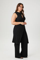Plus Size Sweater-Knit Tunic & Pants Set