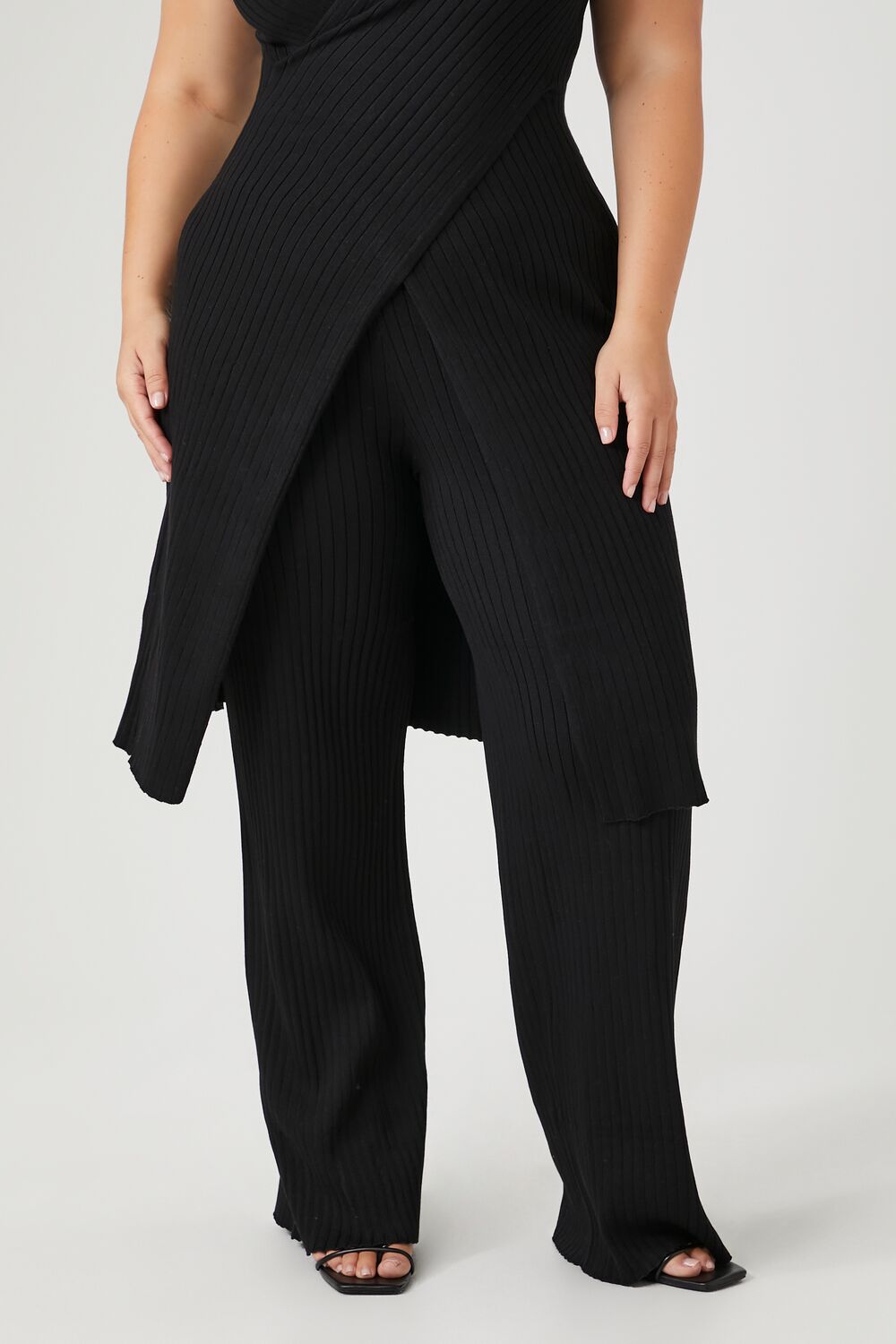 Plus Size Sweater-Knit Tunic & Pants Set