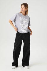 Drawstring Cargo Jeans