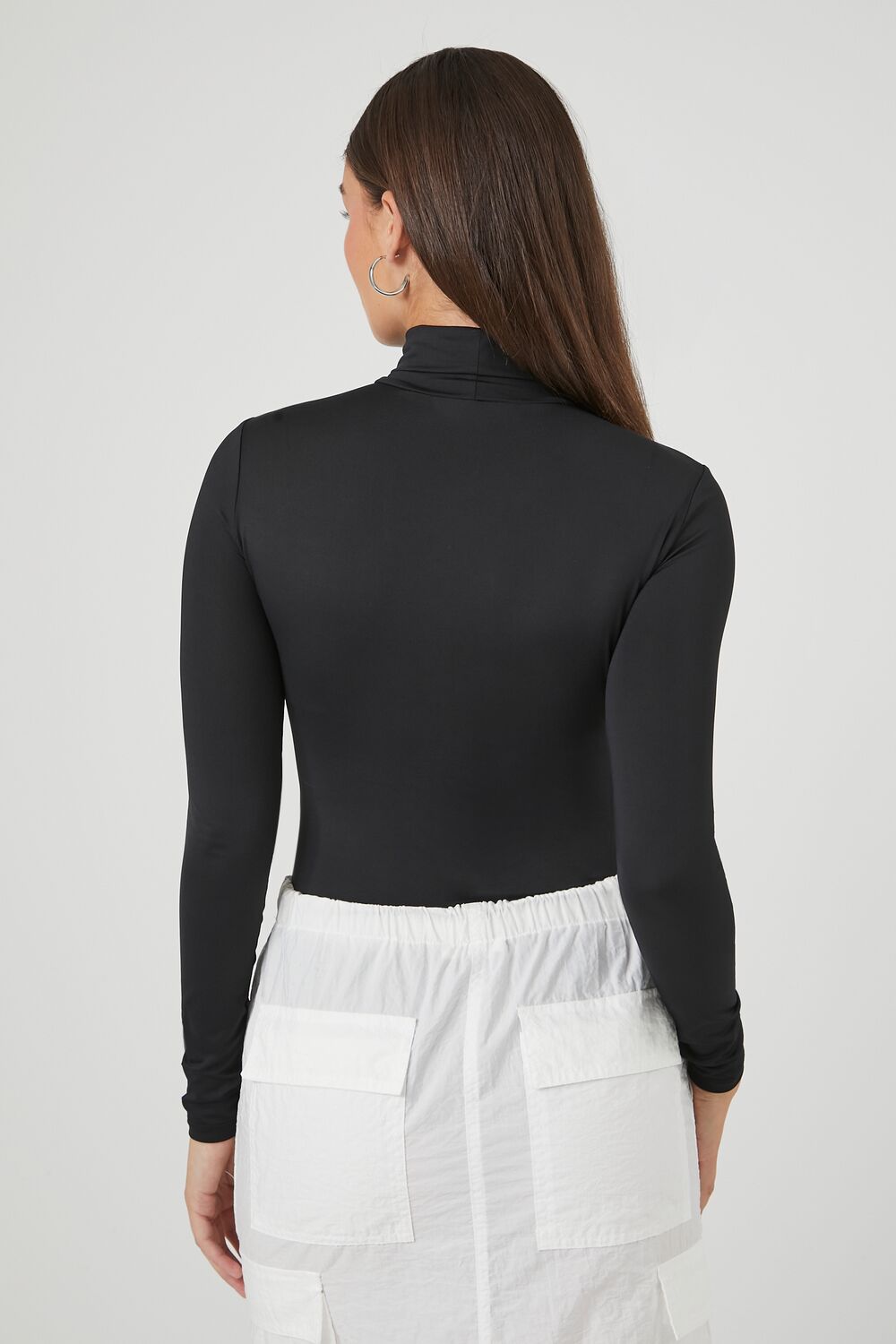 Fitted Mock Neck Bodysuit