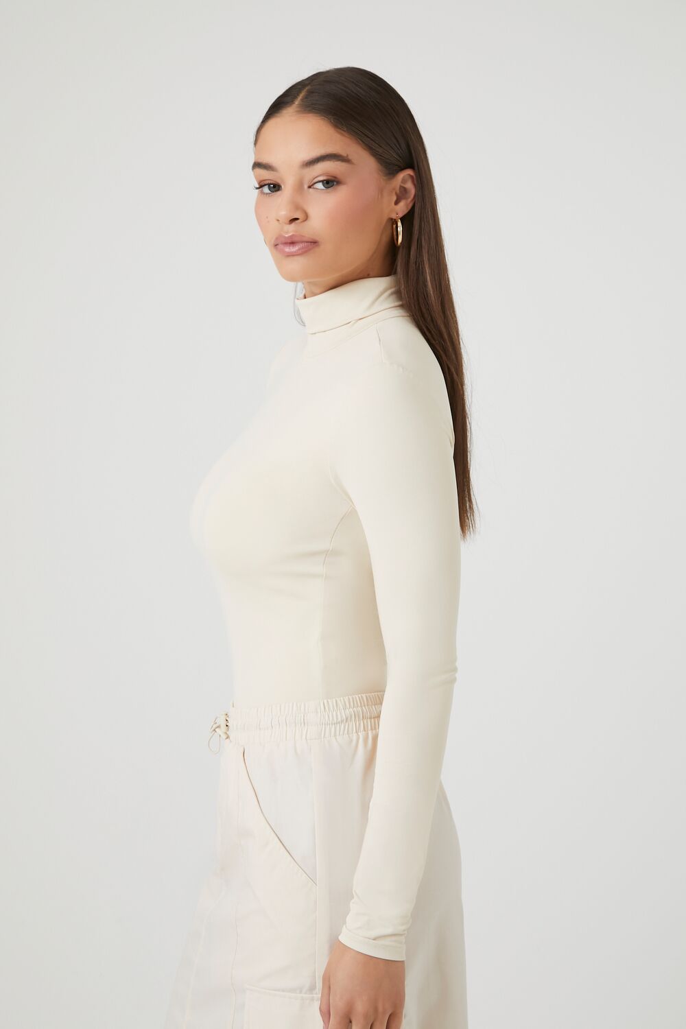 Fitted Mock Neck Bodysuit