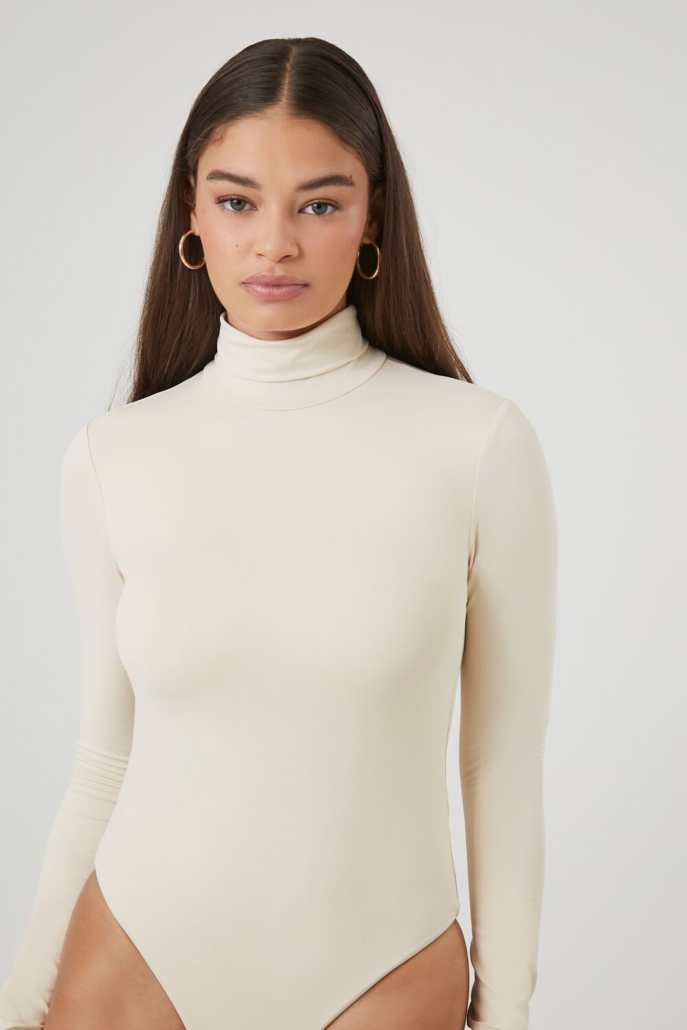 Fitted Mock Neck Bodysuit
