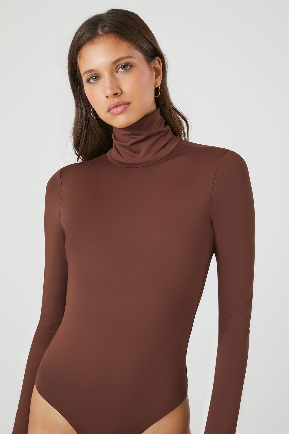 Fitted Mock Neck Bodysuit