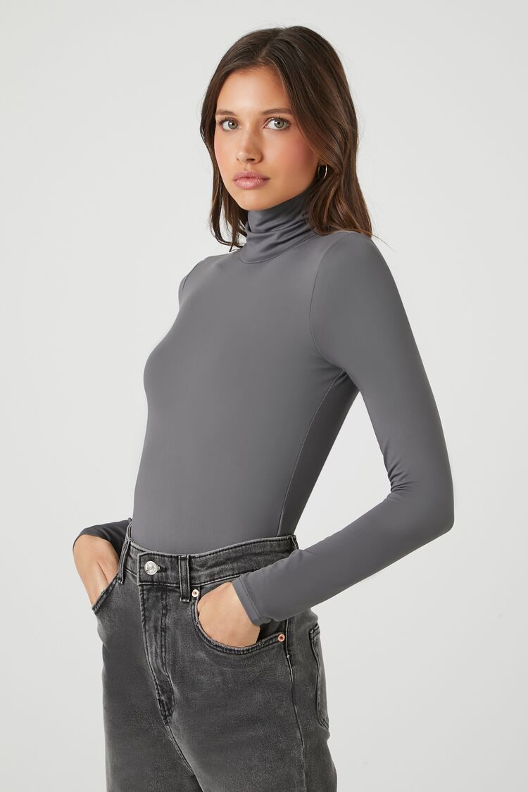 Fitted Mock Neck Bodysuit