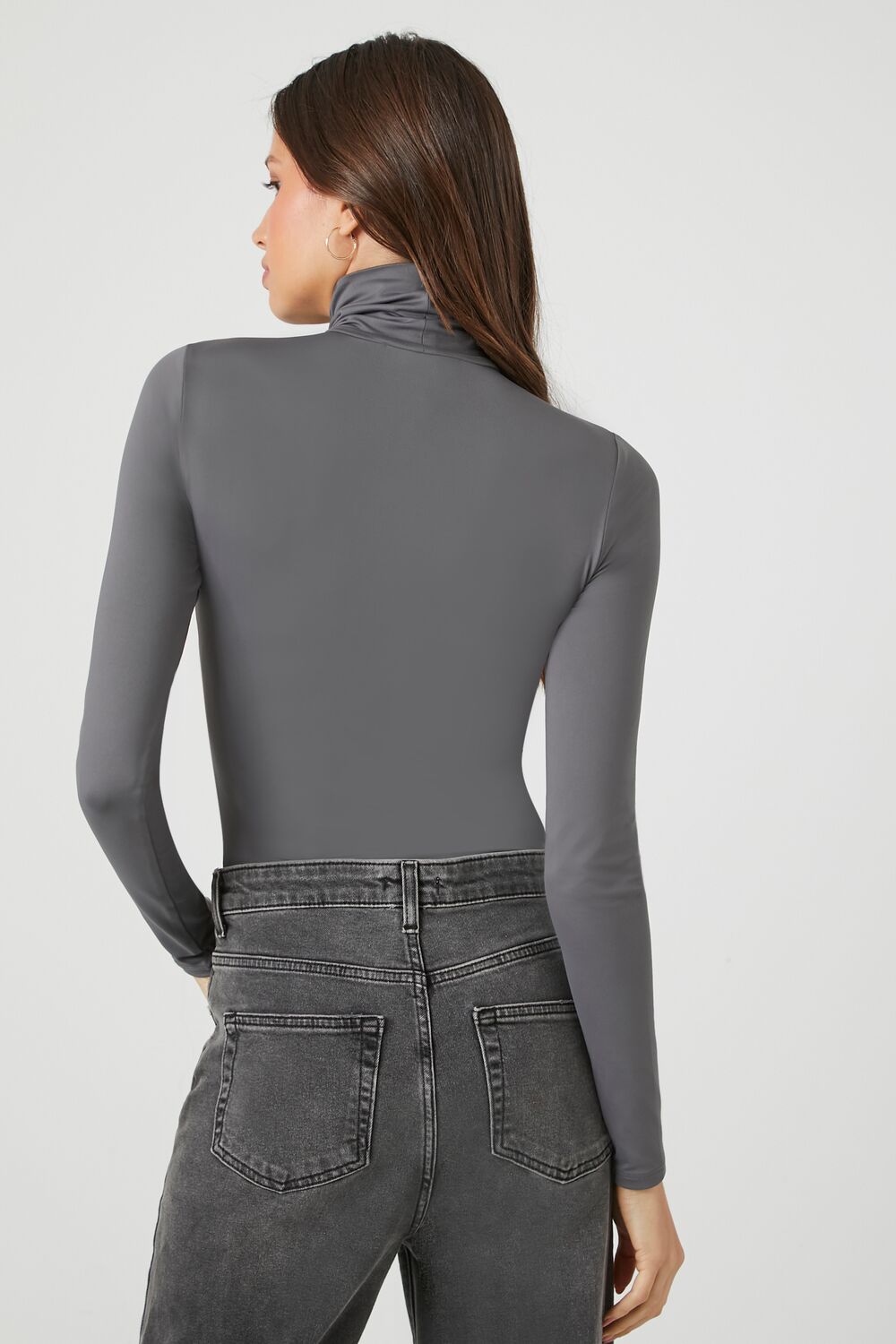 Fitted Mock Neck Bodysuit