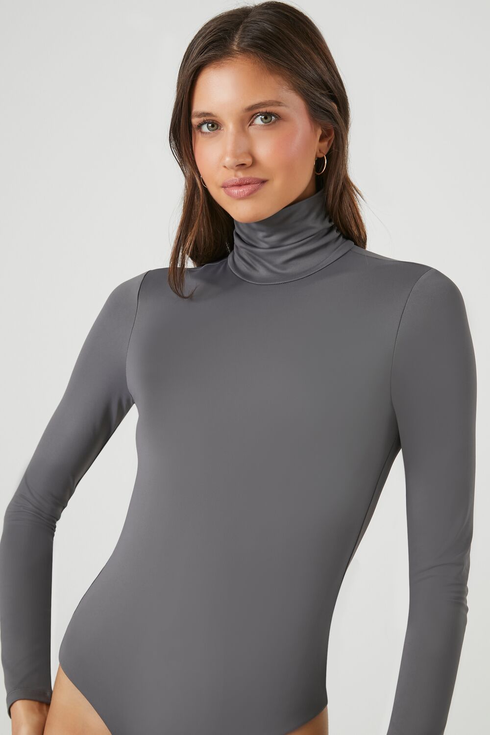 Fitted Mock Neck Bodysuit