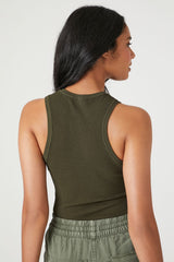 Sweater-Knit Sleeveless Bodysuit
