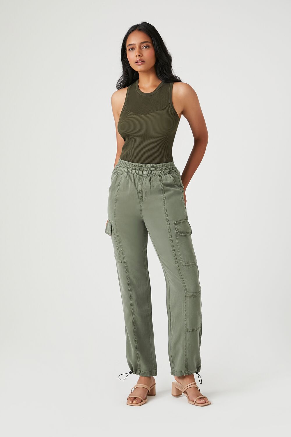 Sweater-Knit Sleeveless Bodysuit