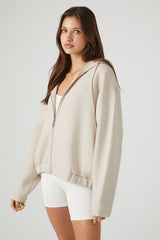 Scuba Knit Zip-Up Hoodie