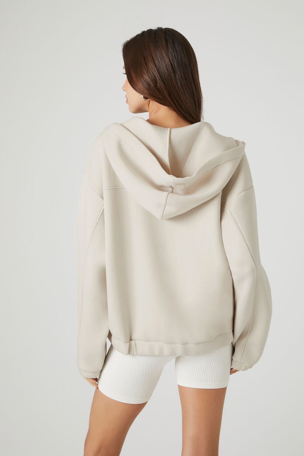 Scuba Knit Zip-Up Hoodie