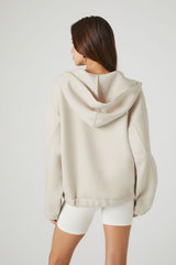 Scuba Knit Zip-Up Hoodie