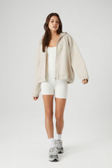 Scuba Knit Zip-Up Hoodie